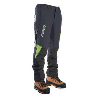 Clogger Zero Gen2 Light and Cool Men's Chainsaw Pants - Grey/Green - Free Shipping