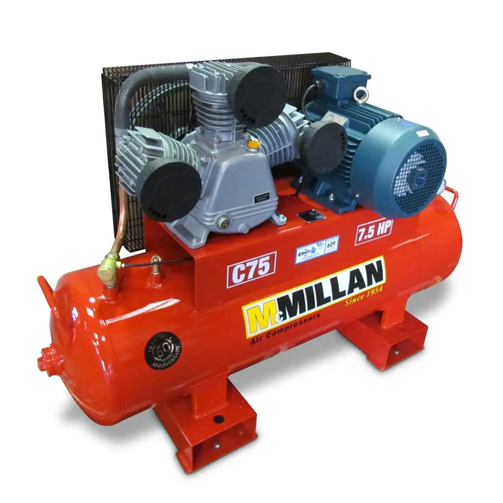MCMILLAN 7.5HP 3 Phase Air Compressor C75