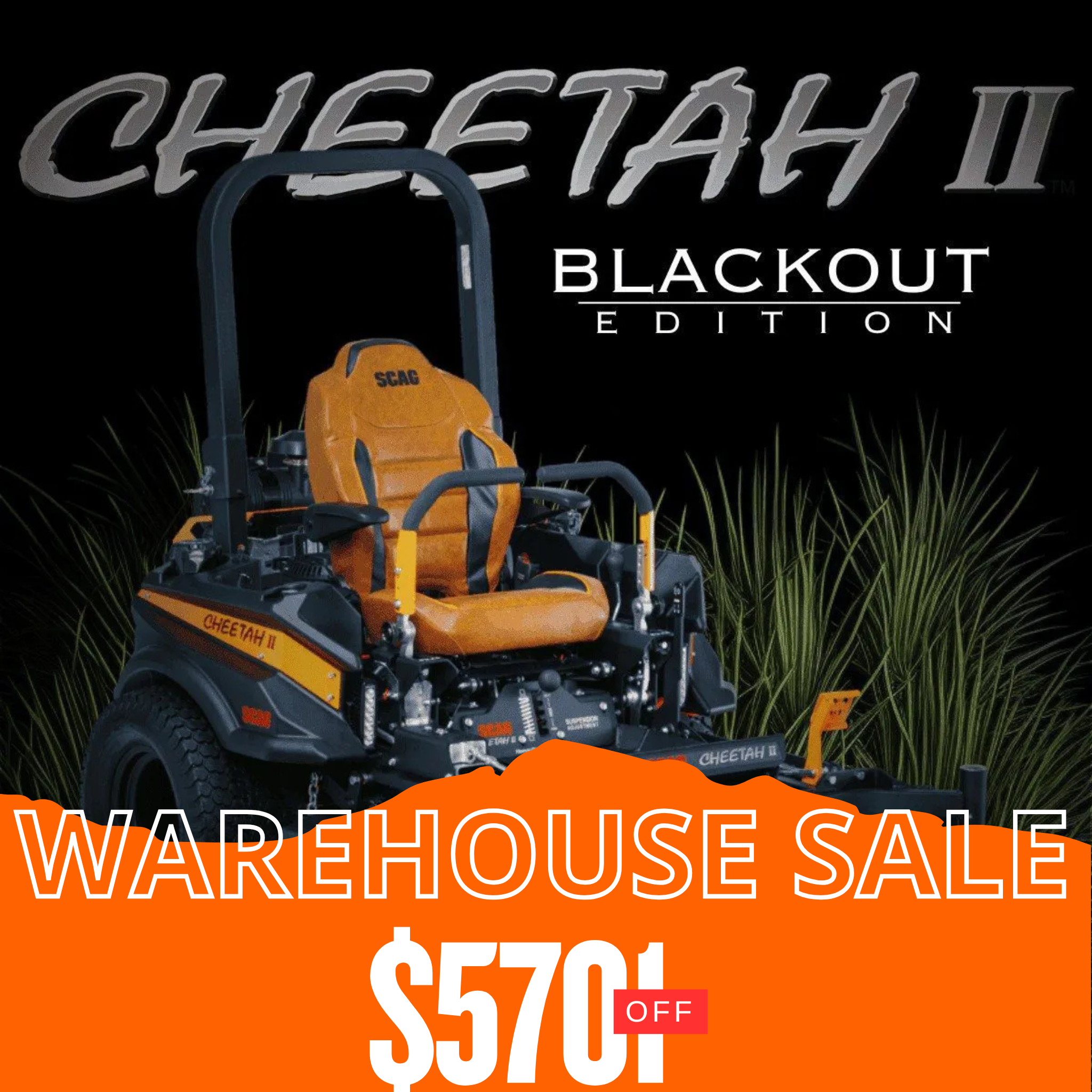 SCAG Cheetah 61" Zero Turn Riding Mower