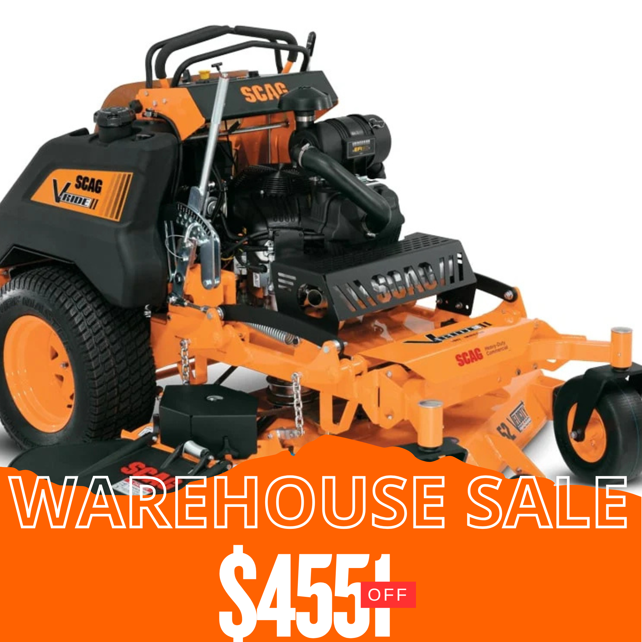 SCAG V-Ride II 52" Zero Turn Stander Mower