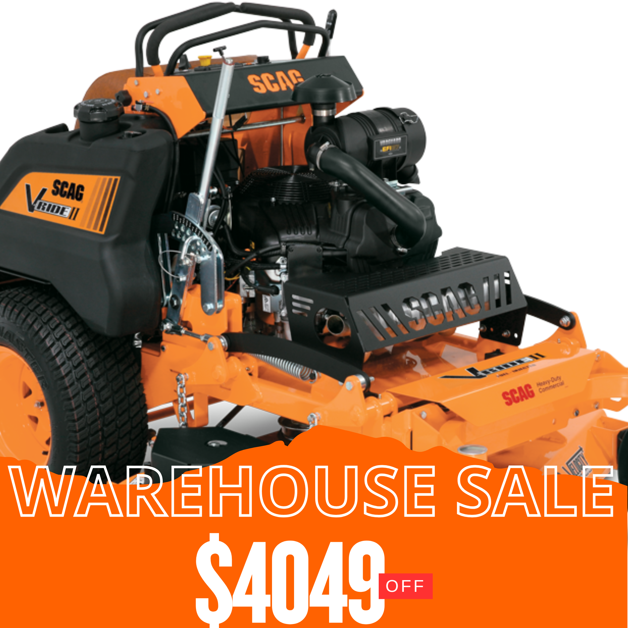 SCAG V-Ride II 61" Zero Turn Stander Mower