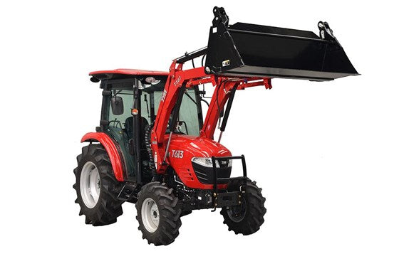 TYM T413 HST Tractor 4WD CAB, Front End Loader with 4-in-1 Bucket