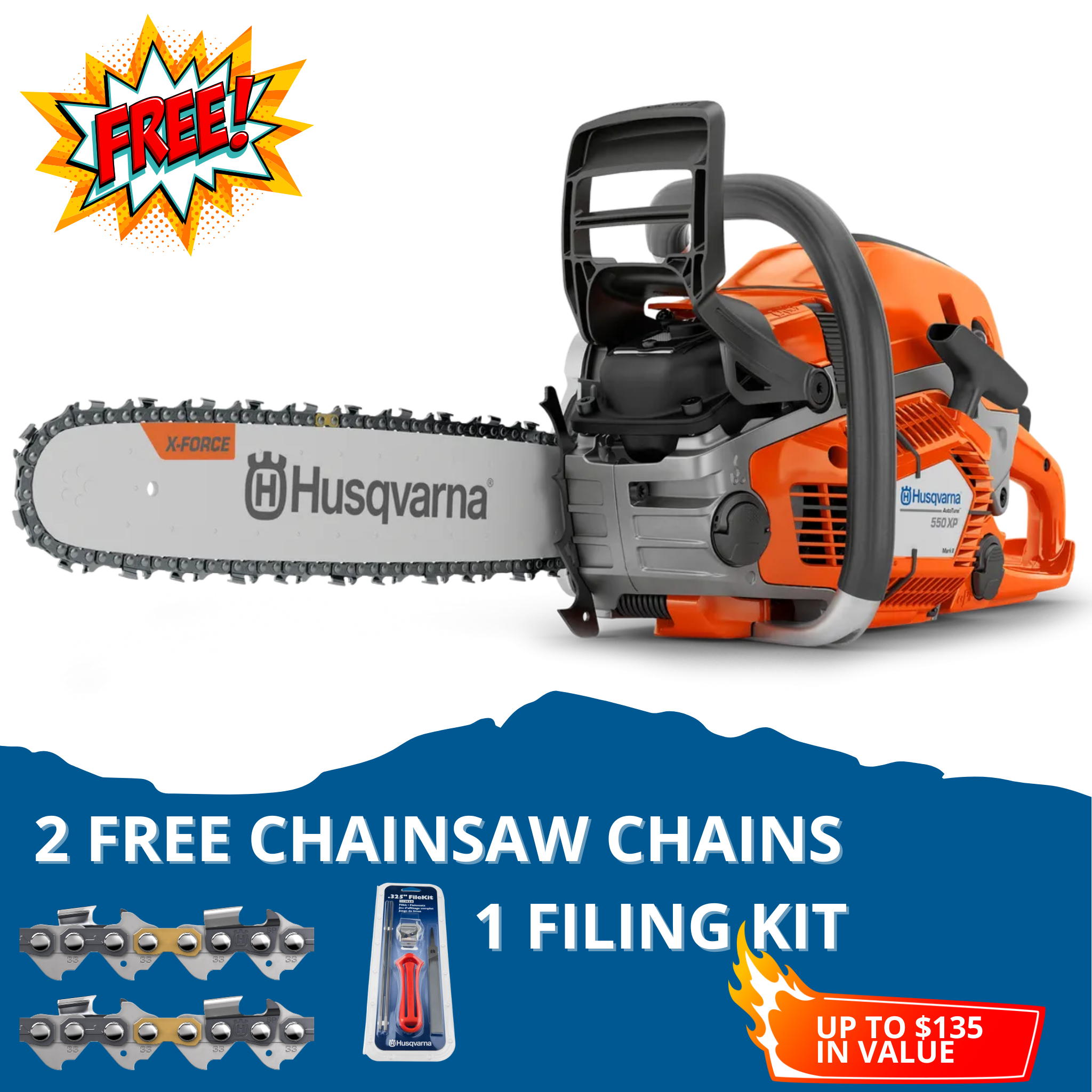 Husqvarna 550 XP® Mark II Chainsaw