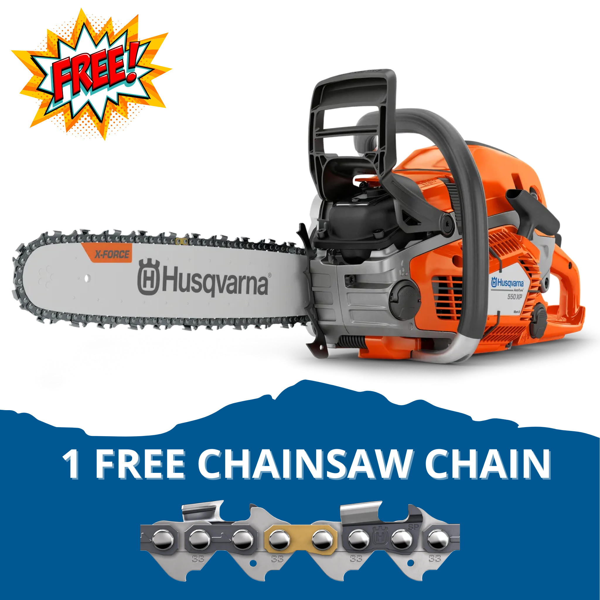 Husqvarna 550 XP® Mark II Chainsaw – Rosebud Mowers & Chainsaws