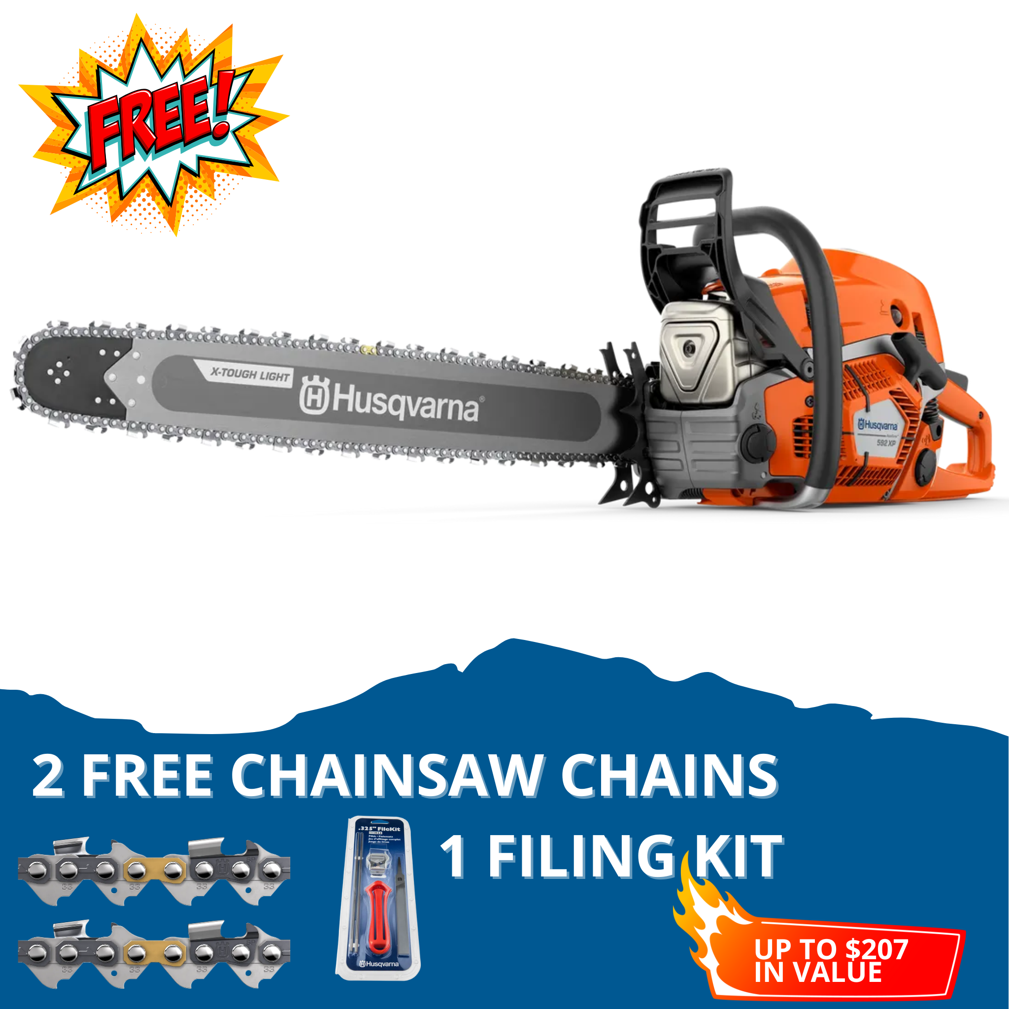 husqvarna592chainsaw rosebud mowers