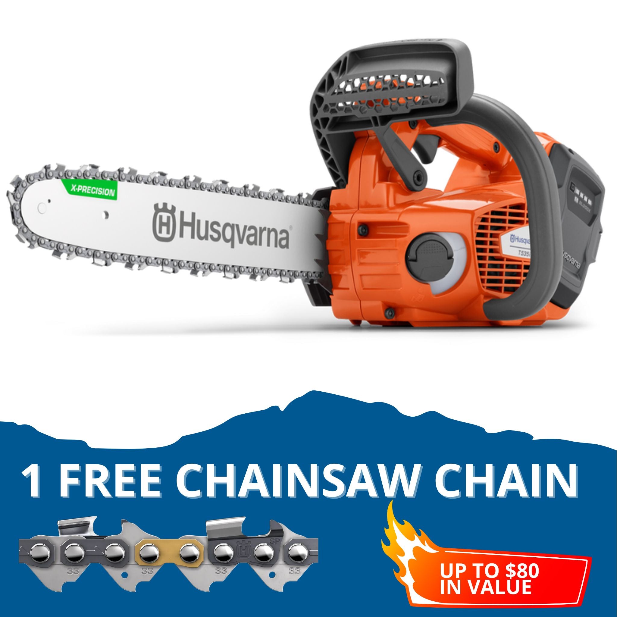 Husqvarna T535i XP® Chainsaw without battery and charger (Skin Only)